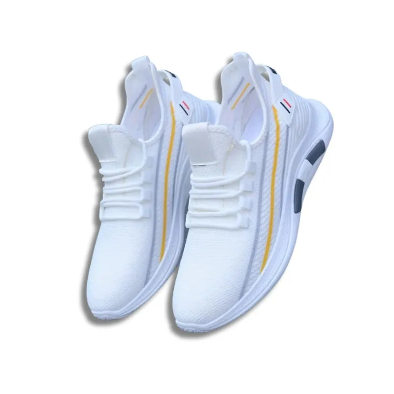 Sneakers Performance Blanc et Jaune