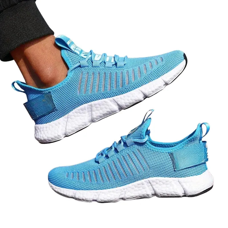 Breathable Running Shoes – Sky Blue