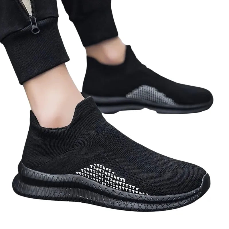 Baskets Chaussettes Noires Flexibles