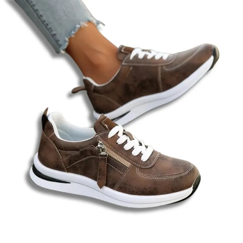 Baskets Élégance Marron