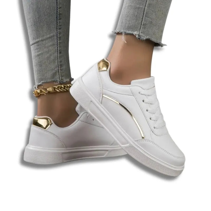 Baskets Élégance Dorée