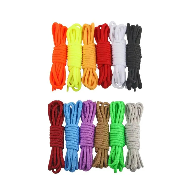 ColorLace Pack – Lot de 12 paires de lacets ronds multicolores
