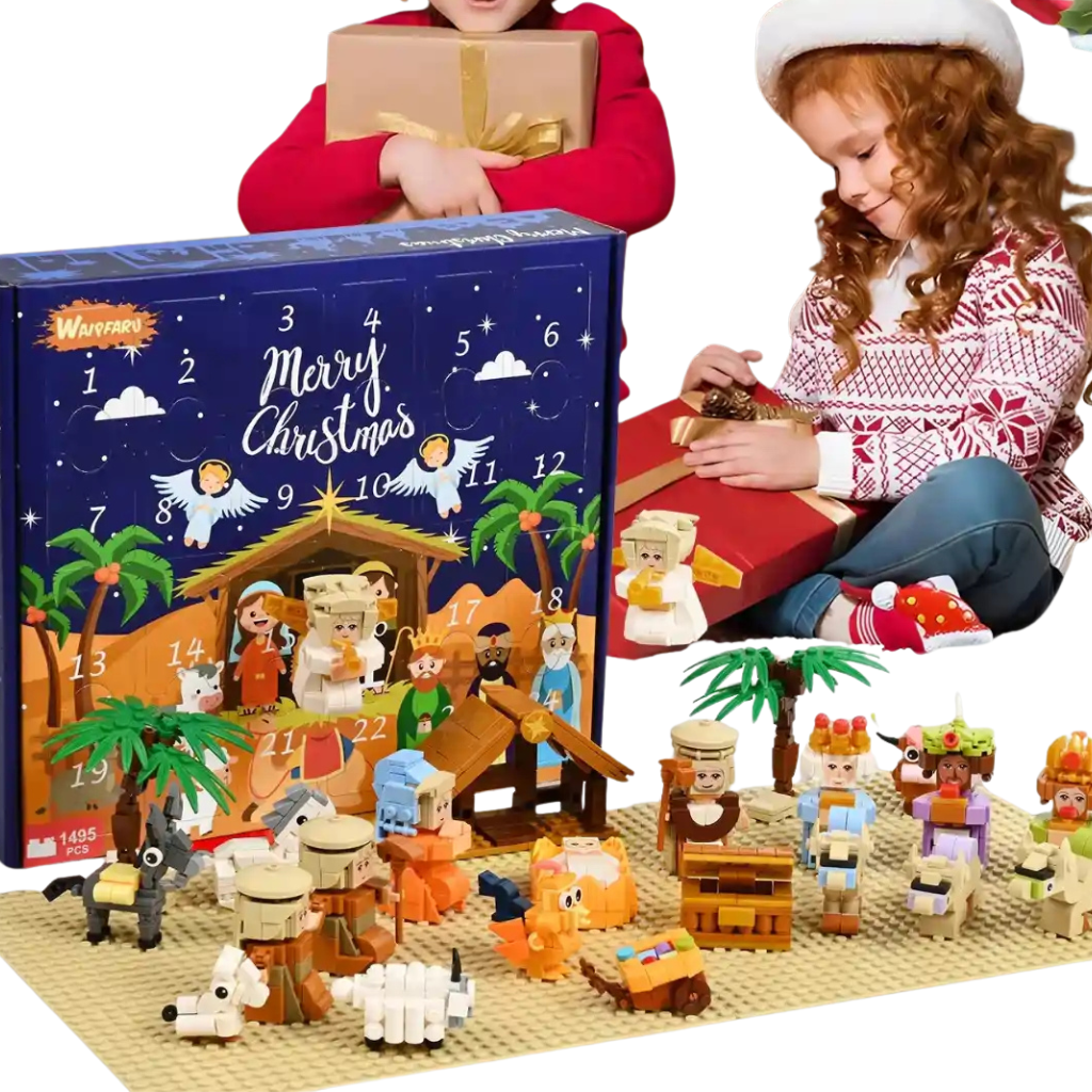 Calendrier de l'avent crèche