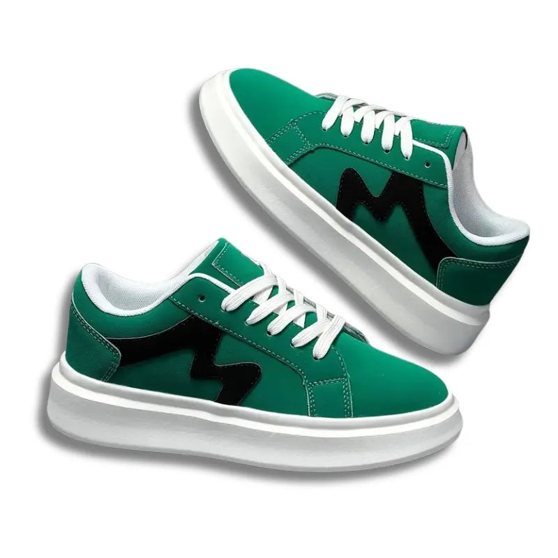 Baskets Énergétiques Vert & Noir