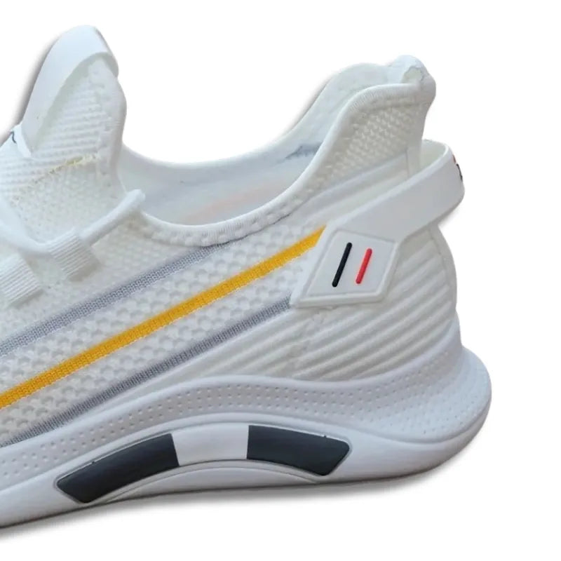 Sneakers Performance Blanc et Jaune