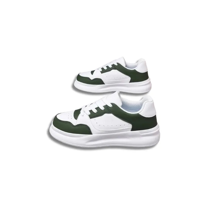Baskets Blanches et Vertes