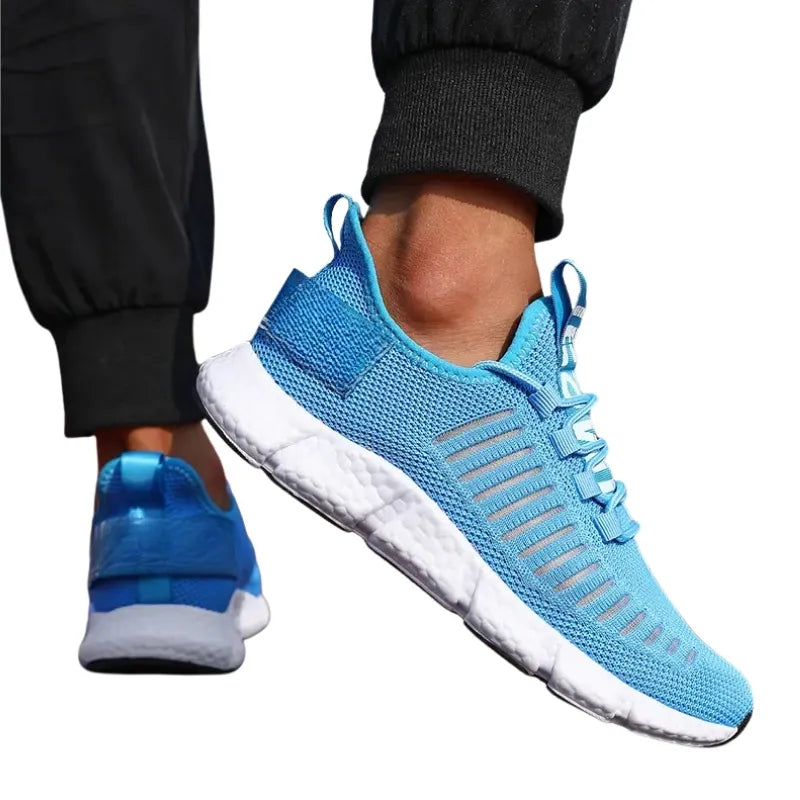 Baskets de Running Aérées – Bleu Ciel