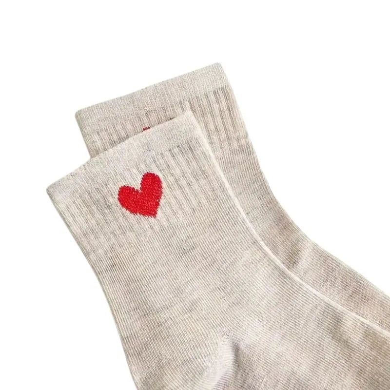 LoveSocks – Lot de 5 Paires de Chaussettes à Motif Cœur