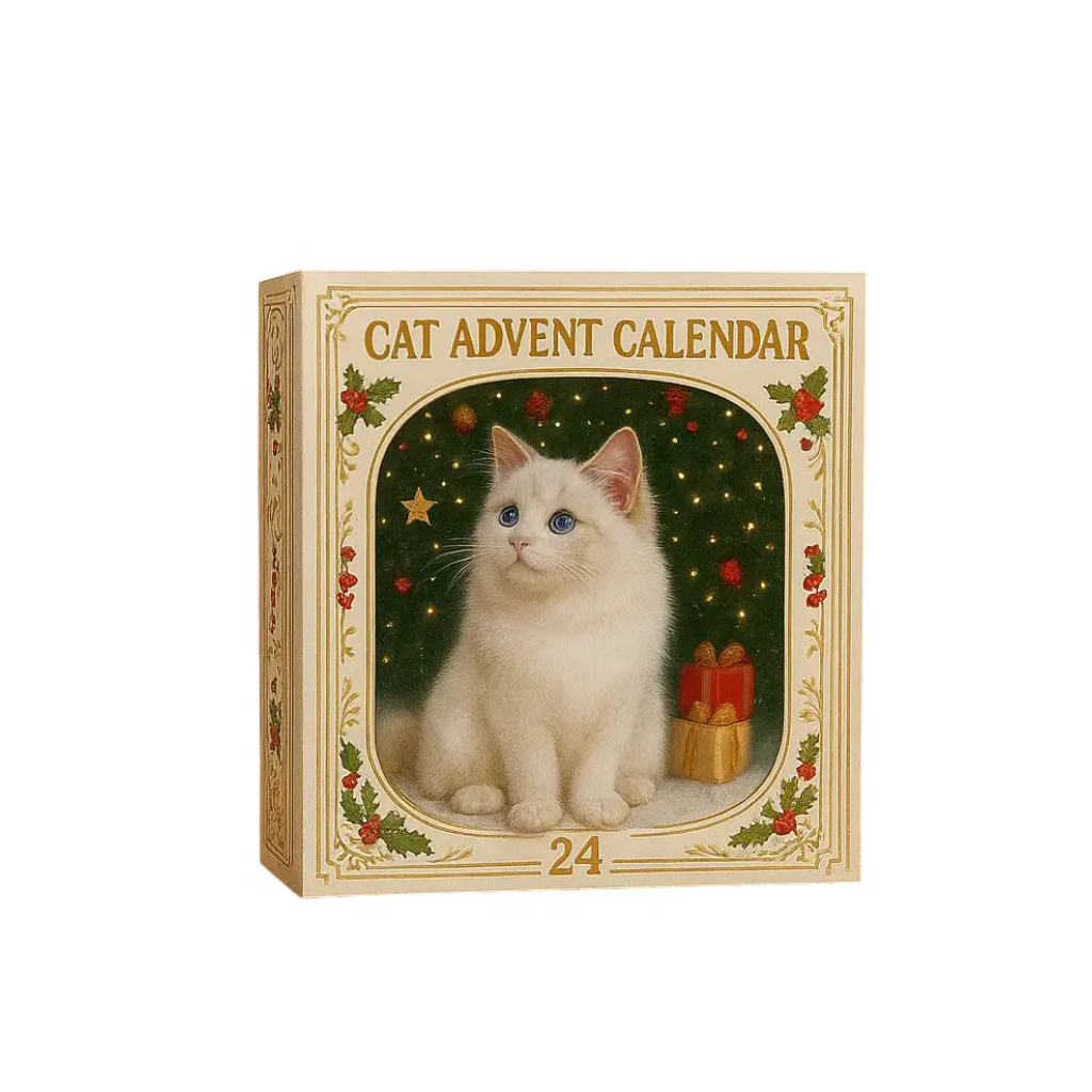 Cat-shaped Advent Calendar