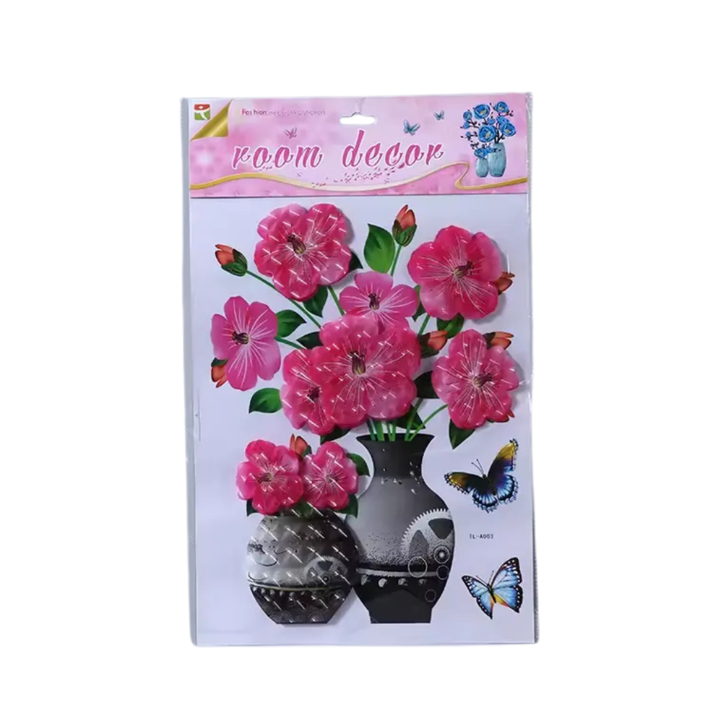 Floral sticker