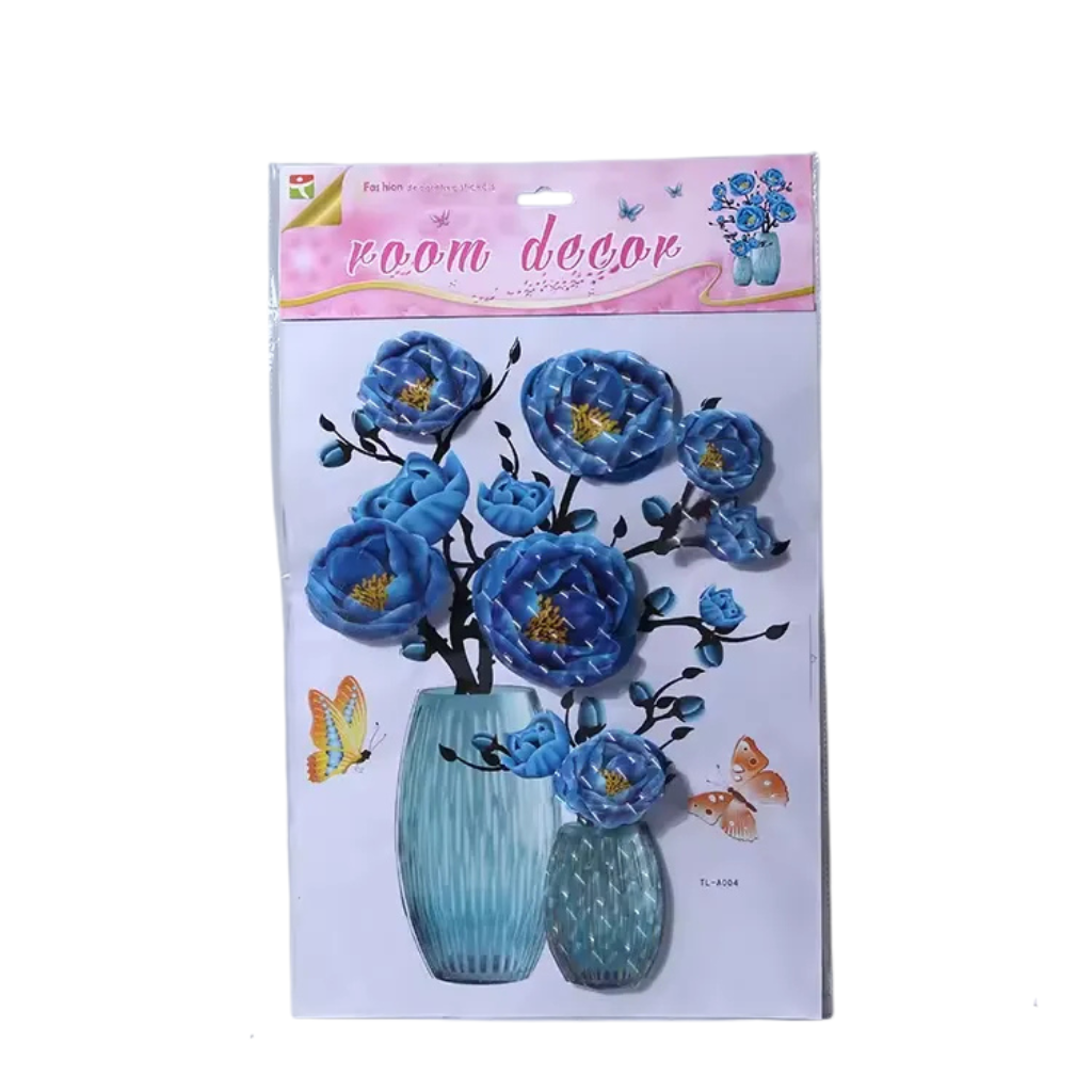 Floral sticker