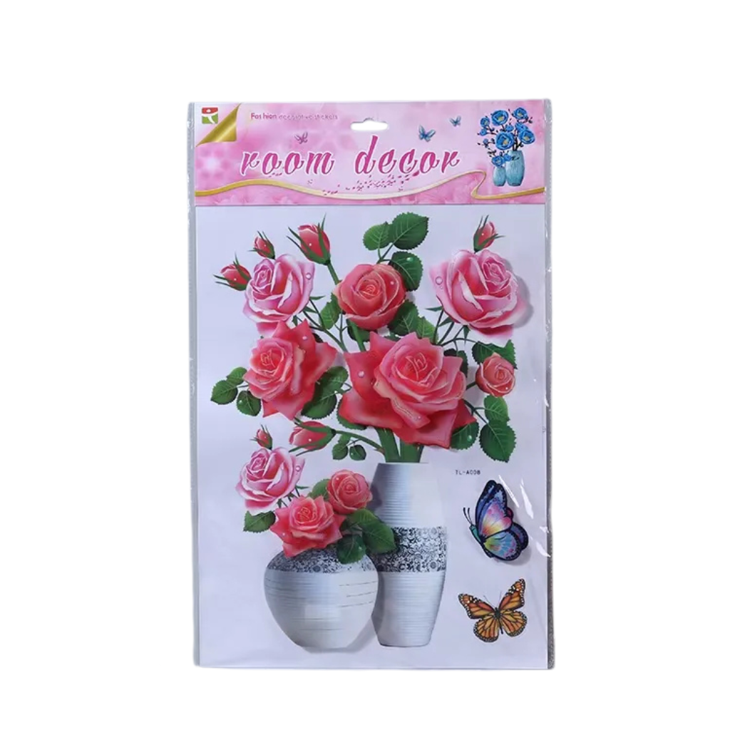 Floral sticker