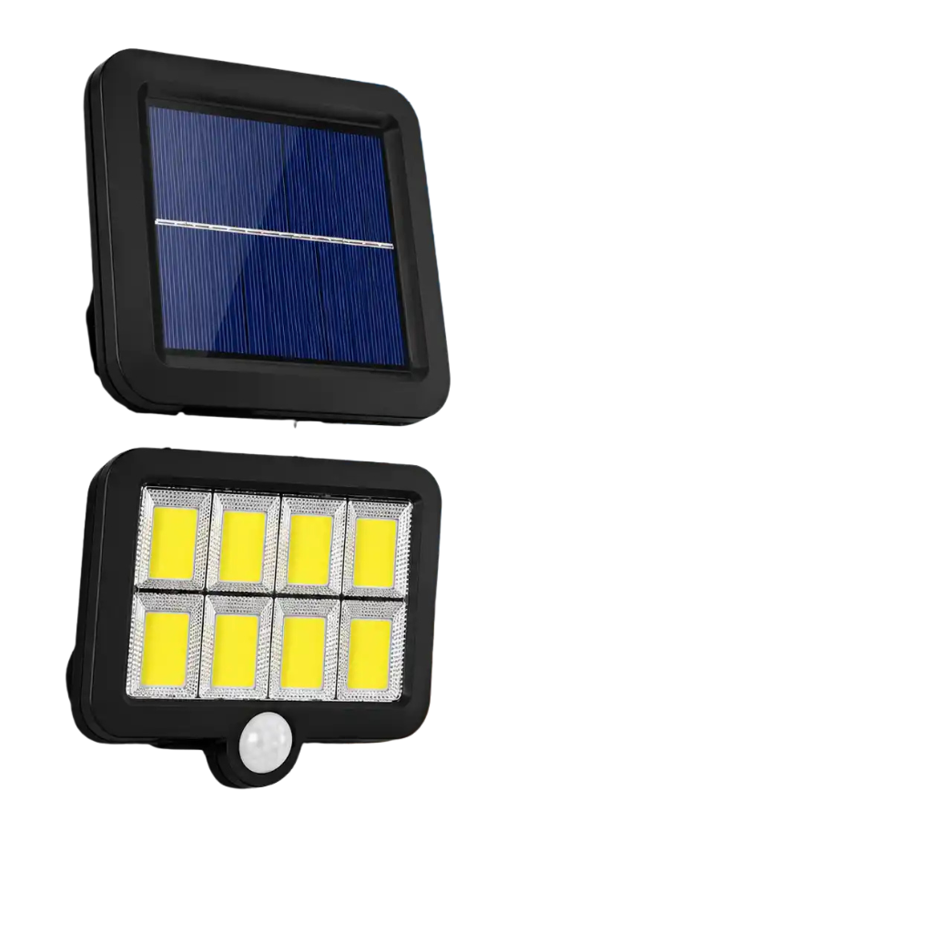 Solar-powered floodlight