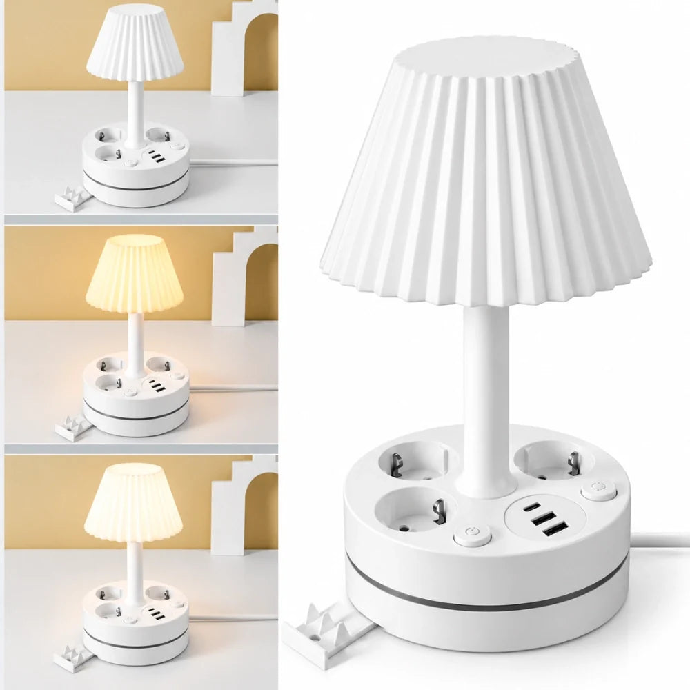 Lampe multiprise USB