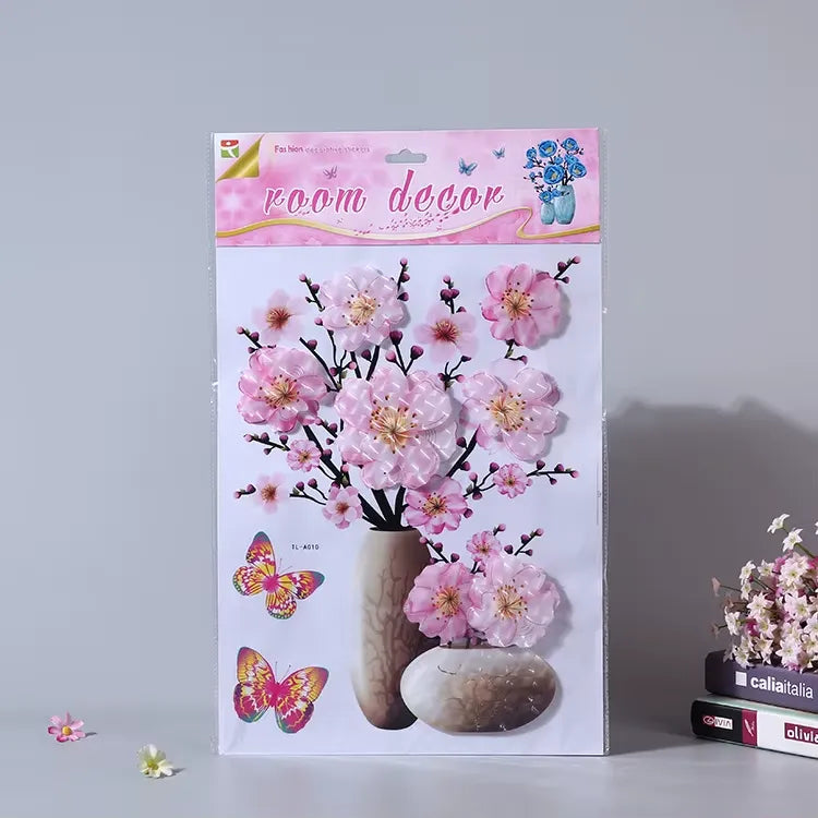 Floral sticker