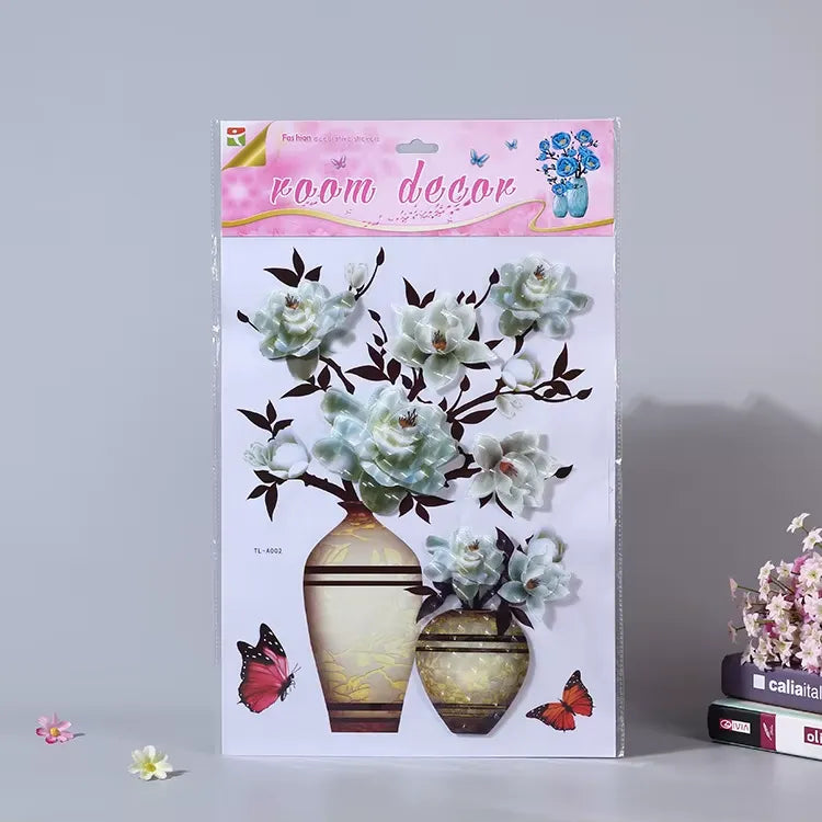 Floral sticker