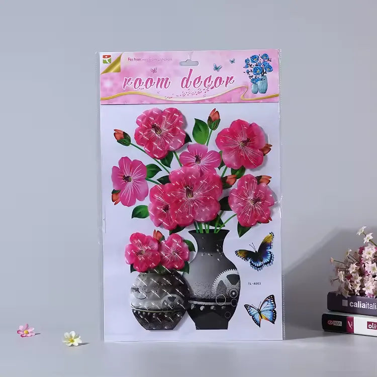 Floral sticker