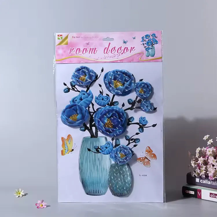 Floral sticker